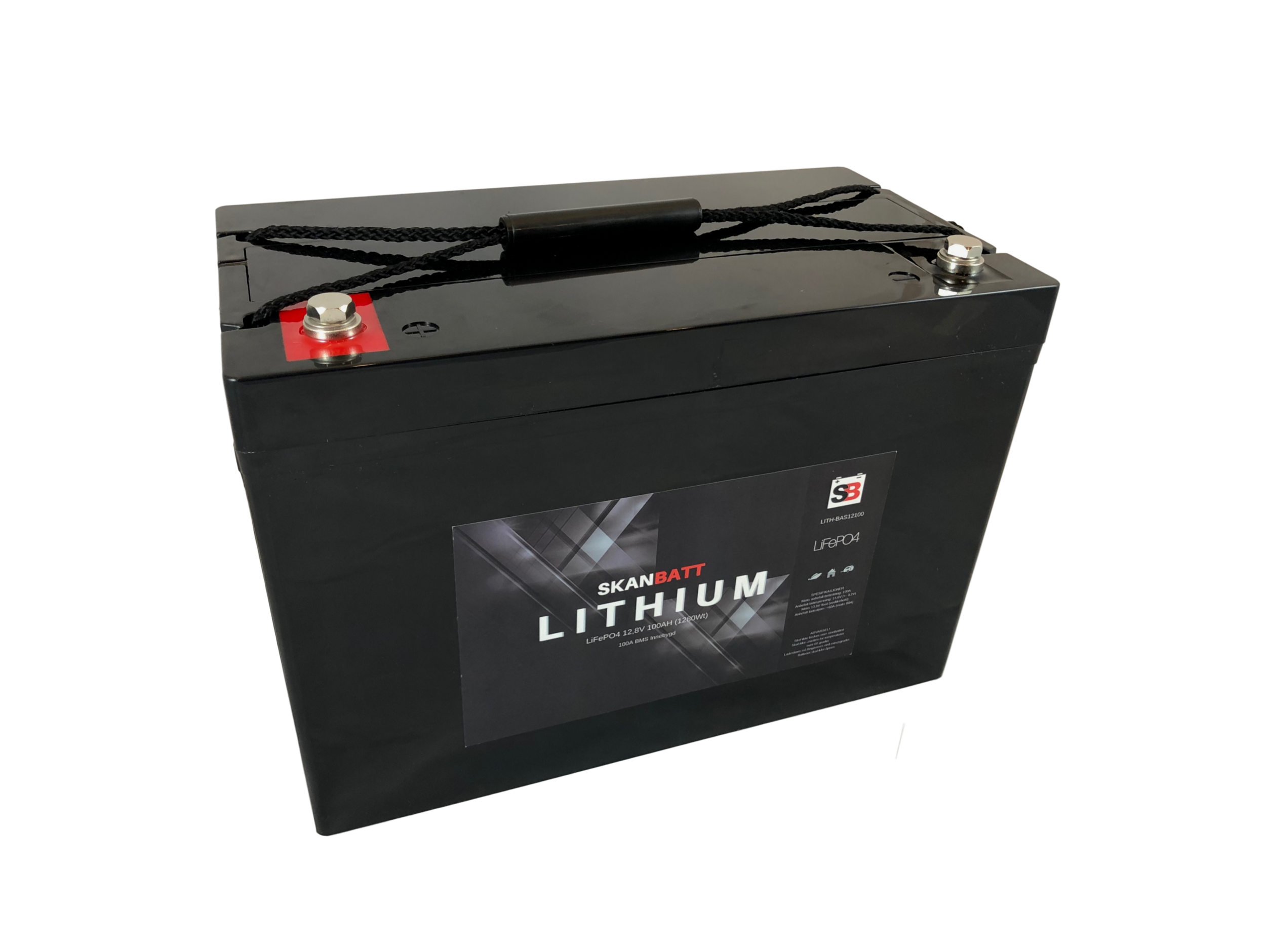 Lithium 100Ah batteri