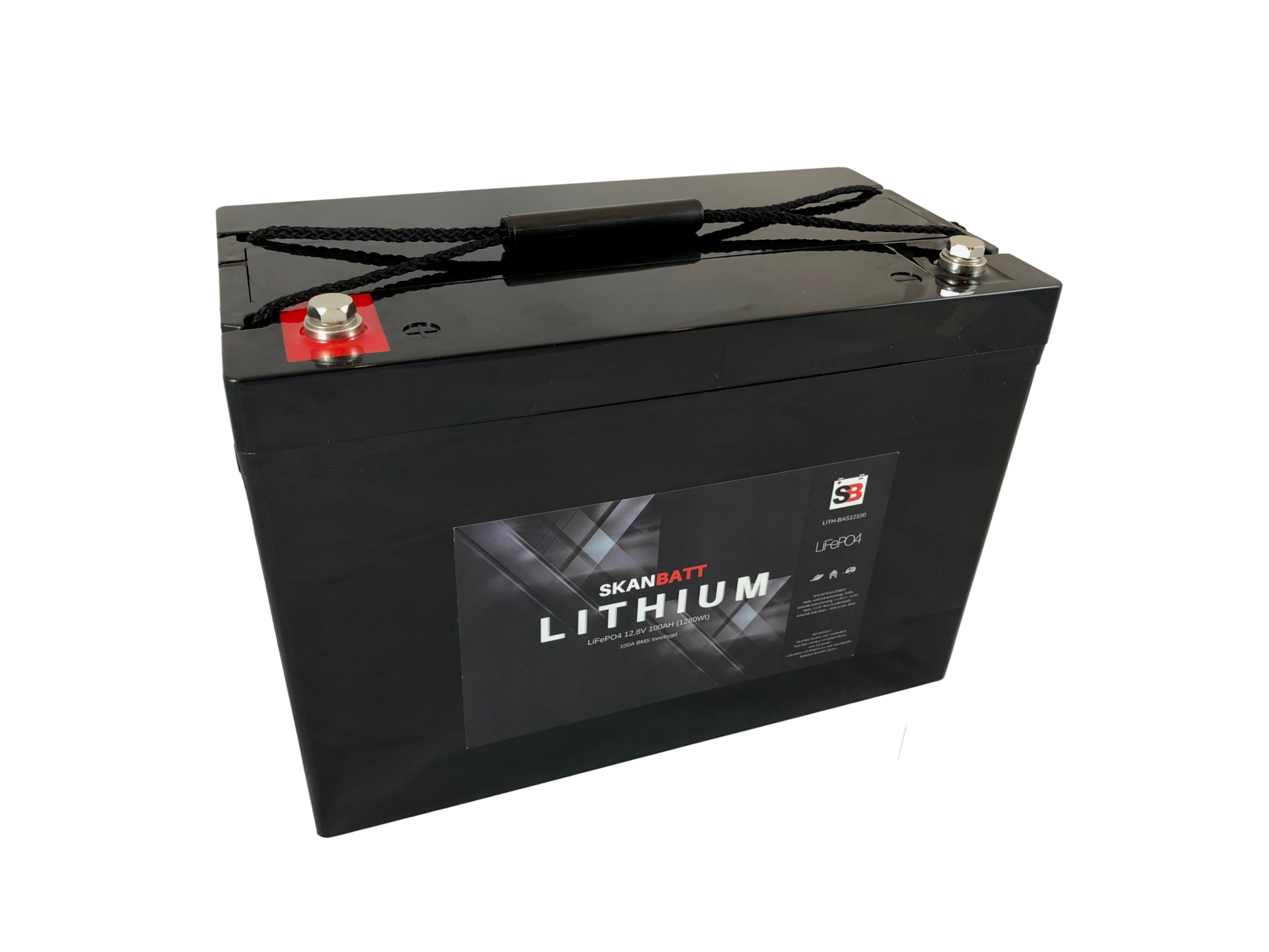 Lithium 100Ah batteri