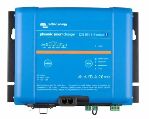 Victron batteriladdare IP43 50A 1+1