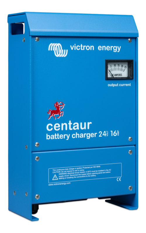 Victron Centaur Charger 24/16 (3) – 24V 16A, 3 utgångar